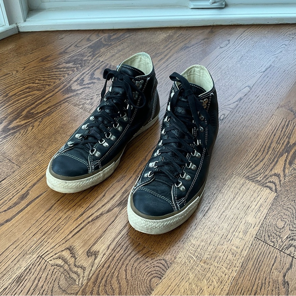 Converse Leather High Top Sneakers